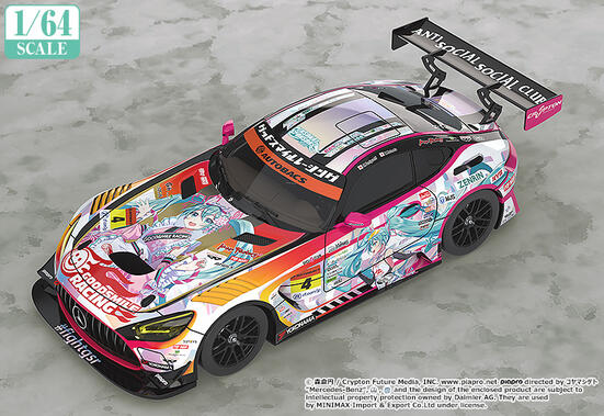 Фигурка 1/64 Scale Good Smile Hatsune Miku AMG 2021 SUPER GT Round 3 Ver.