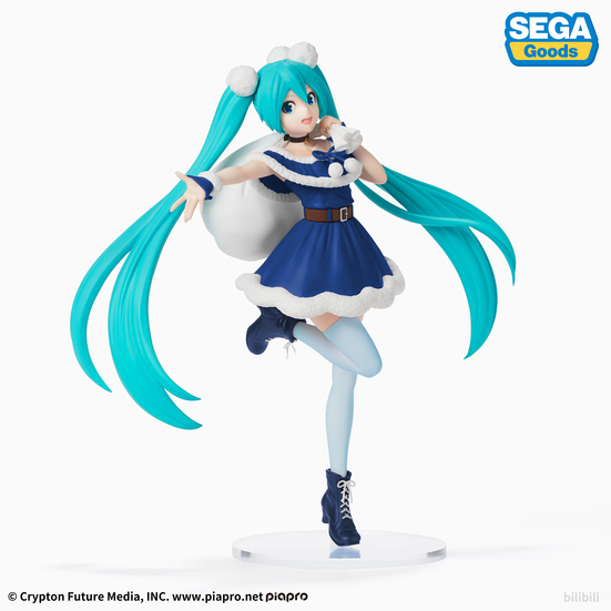 Фигурка Hatsune Miku Series MIKU SPM FIGURE CHRISTMAS2020　BLUE