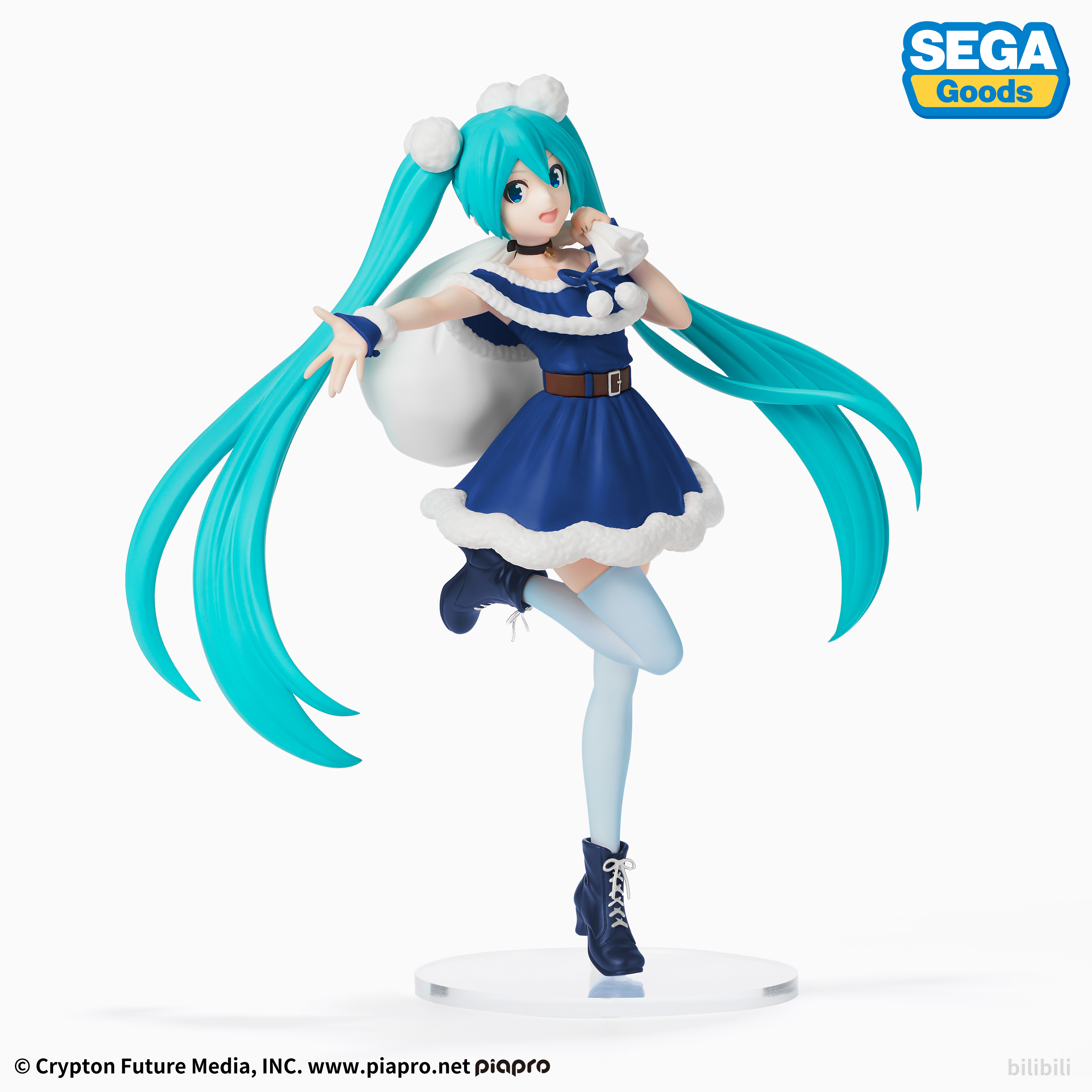 Фигурка Hatsune Miku Series MIKU SPM FIGURE CHRISTMAS2020　BLUE