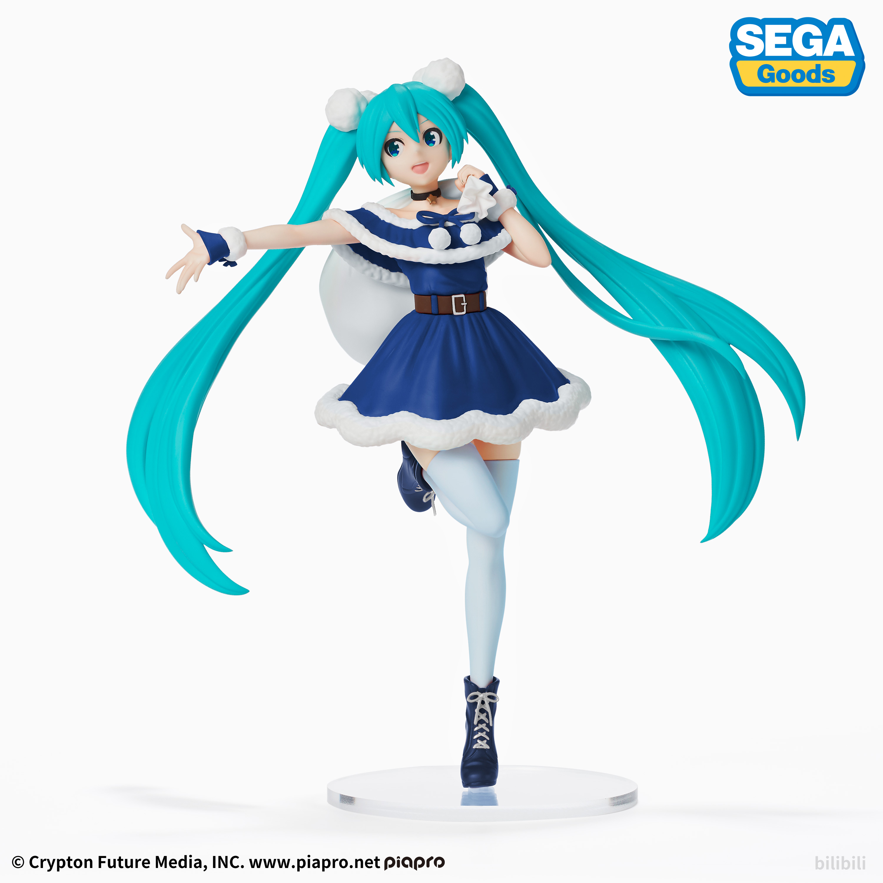 Фигурка Hatsune Miku Series MIKU SPM FIGURE CHRISTMAS2020　BLUE