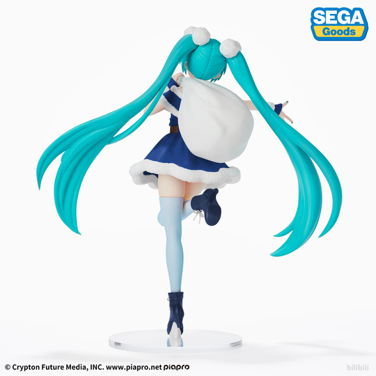 Фигурка Hatsune Miku Series MIKU SPM FIGURE CHRISTMAS2020　BLUE