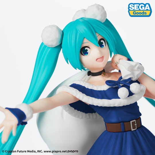 Фигурка Hatsune Miku Series MIKU SPM FIGURE CHRISTMAS2020　BLUE